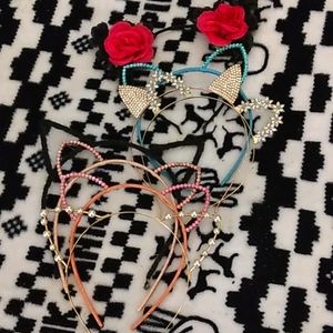 Girls Cat Ear Head Band's